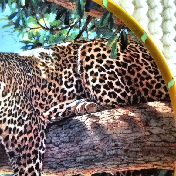 Lenox Collection Afternoon Shade Guy Coheleach Royal Cats Plate Leopard - Picture 13 of 13